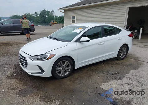 2018 Hyundai Elantra Sel из США, поврежденный, VIN 5NPD84LFXJH259083
